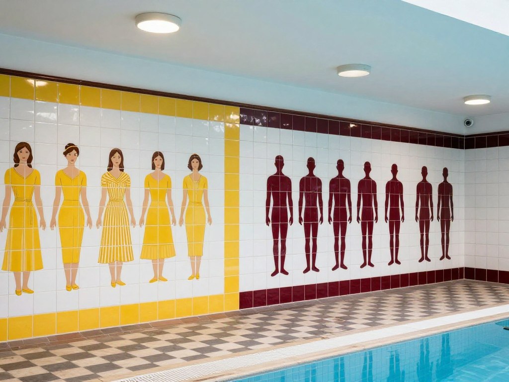 Detale architektoniczne basenu PKiN po renowacji