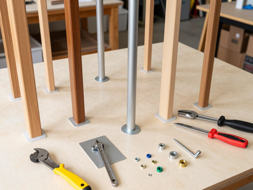 Dorabianie nóżek do różnych typów mebli