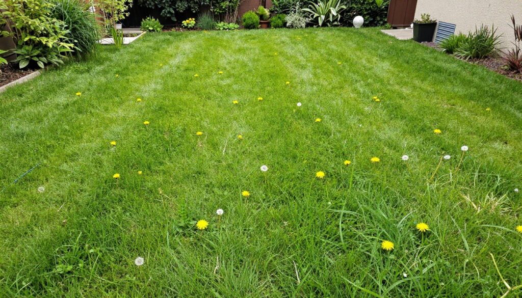Efekt końcowy - piękny, zadbany trawnik bez mleczy