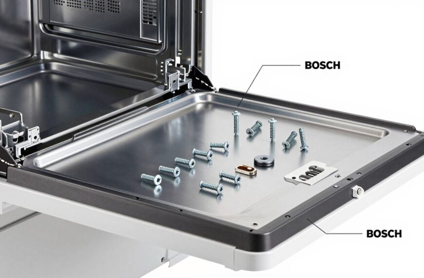 Zmywarka Bosch: Montaż Frontu, Drzwi i Poziomowanie