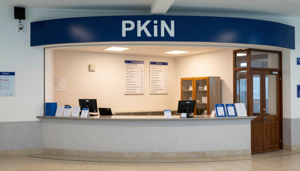 Kasa biletowa przy basenie PKiN