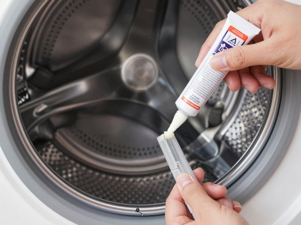 Klejenie i uszczelnianie bębna pralki specjalistycznym klejem