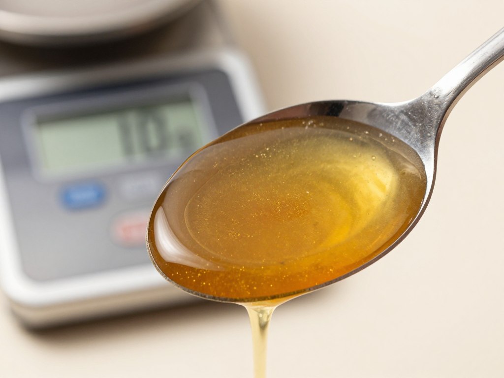 Łyżka stołowa z miodem o wadze 50 g miodu ile to łyżek