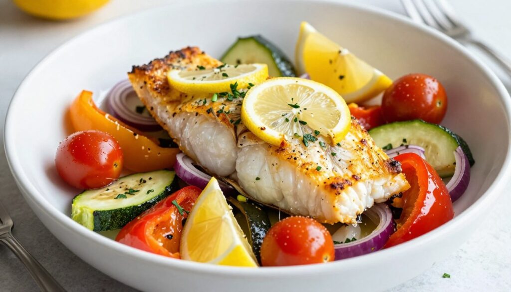 Pieczony dorsz z warzywami - jak się robi dorsza