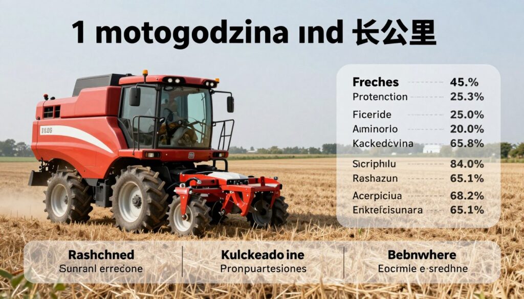 Podsumowanie relacji między 1 motogodzina a kilometrami w maszynach rolniczych