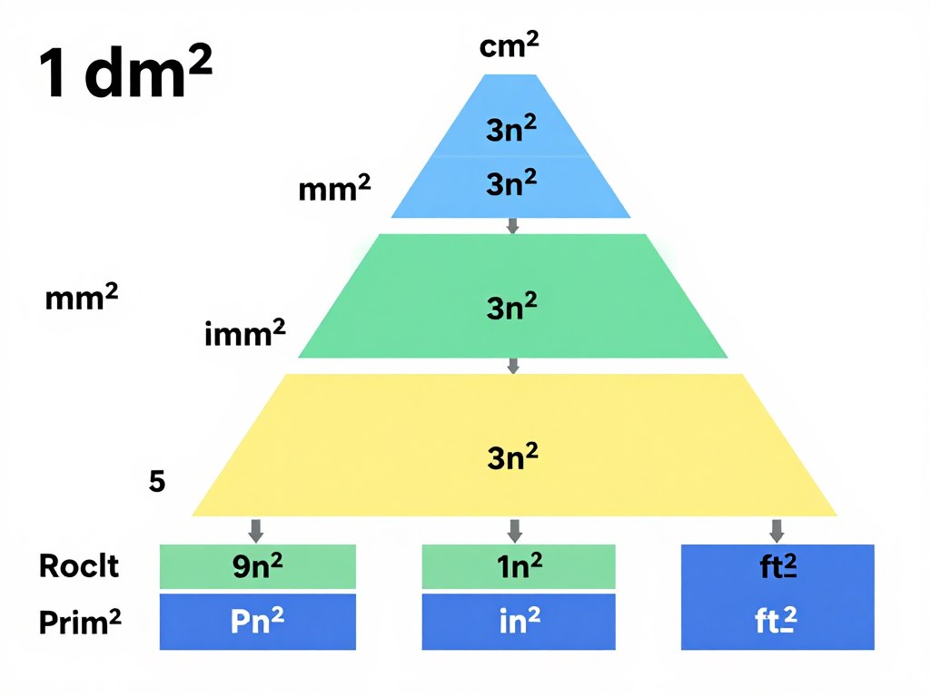 Porównanie 1 dm2 z innymi jednostkami powierzchni