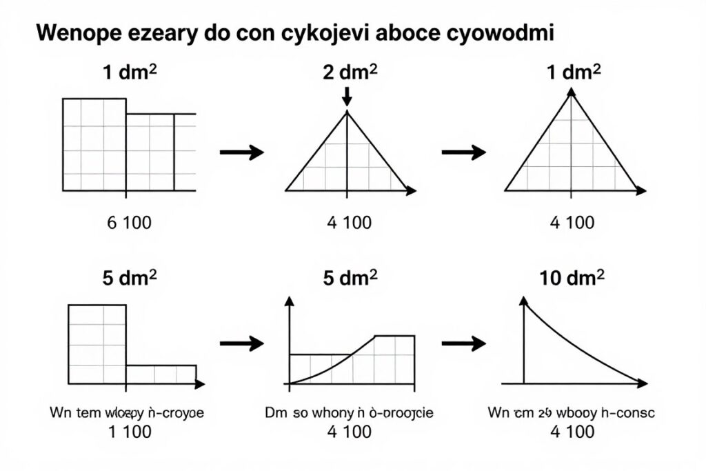 Praktyczne przykłady przeliczania różnych wartości dm2 na cm2