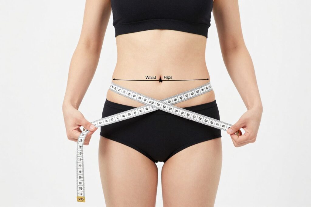Prawidłowy sposób mierzenia obwodów ciała
