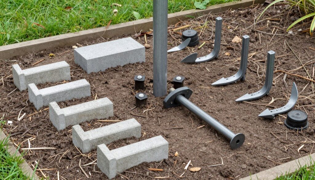 Różne metody mocowania altany do podłoża