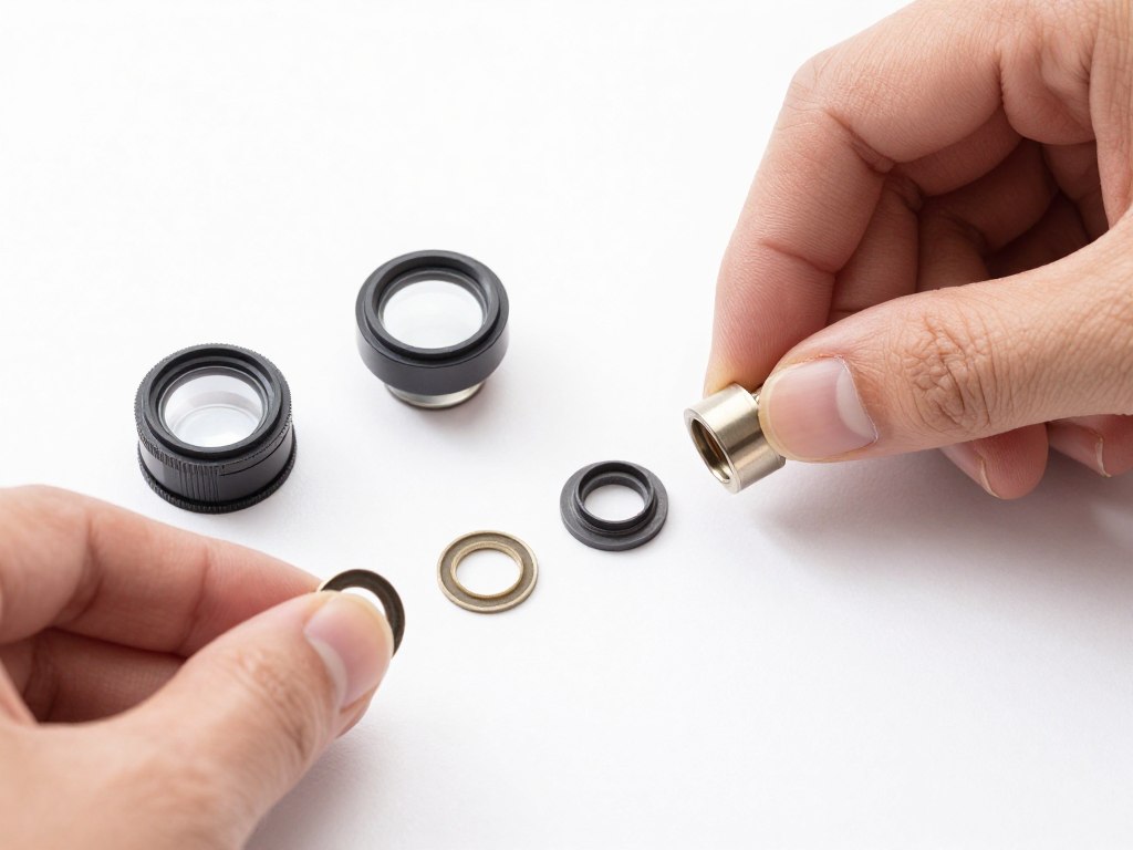 Składanie wizjera do drzwi - akcesoria drzwiowe i elementy wizjera