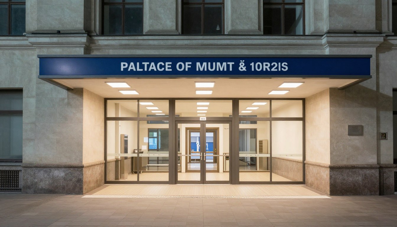 Wejście do basenu w Pałacu Kultury i Nauki w Warszawie