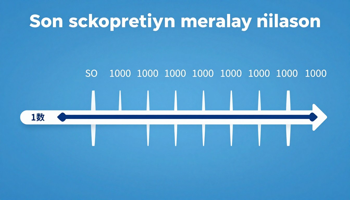 Wizualne porównanie sekundy i milisekundy na osi czasu