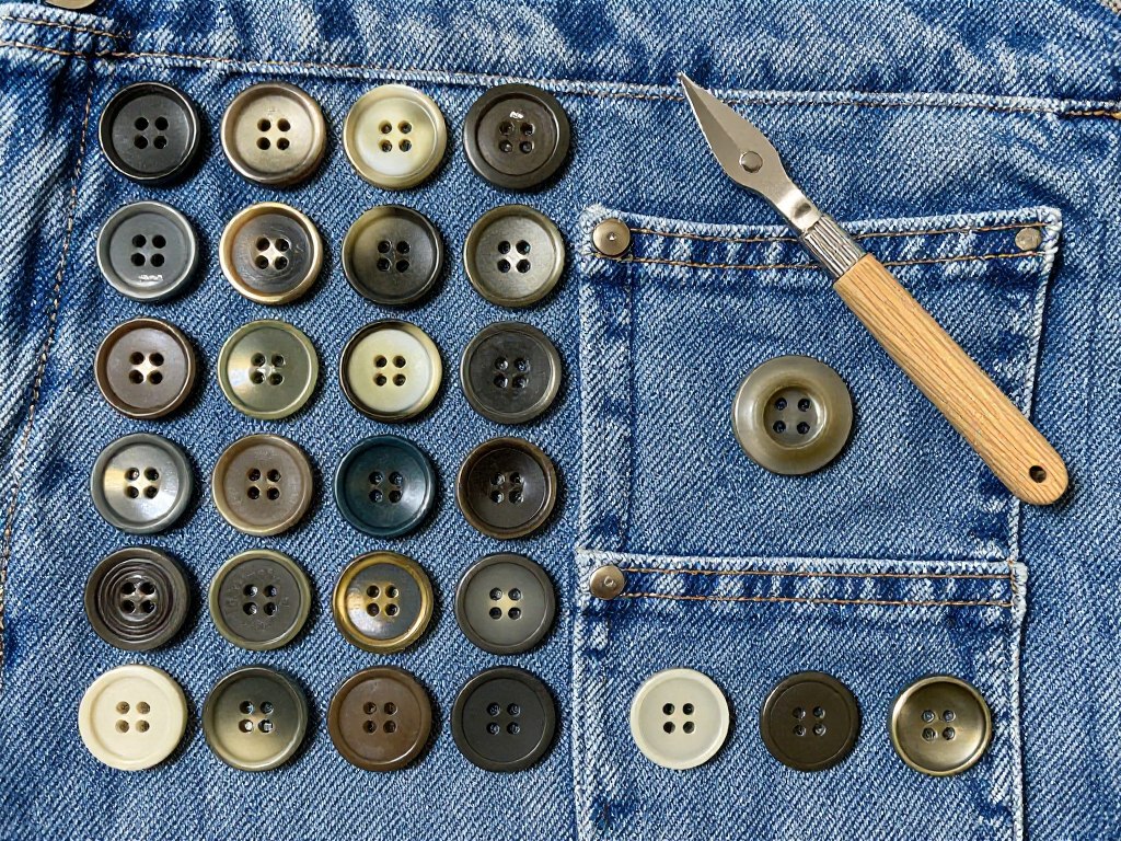 Zestaw do nabijania guzików do jeansów