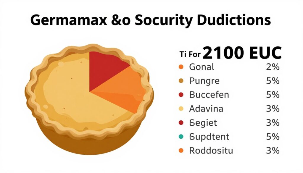 Porównanie składek i podatków w Niemczech dla wynagrodzenia 2100 euro brutto