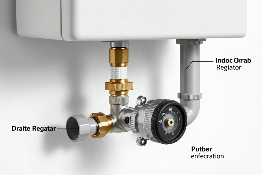 Prawidłowy montaż regulatora ciągu kominowego w instalacji gazowej
