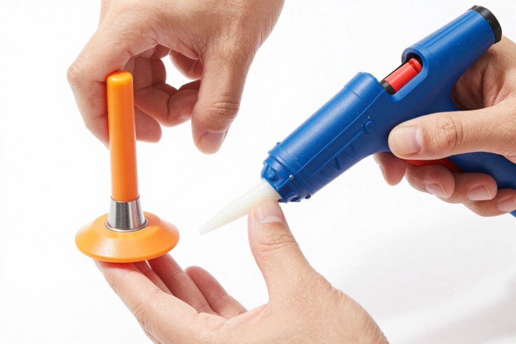 Ręczna aplikacja silikonu sanitarnego bez użycia pistoletu Ręczna aplikacja silikonu sanitarnego bez użycia pistoletu
